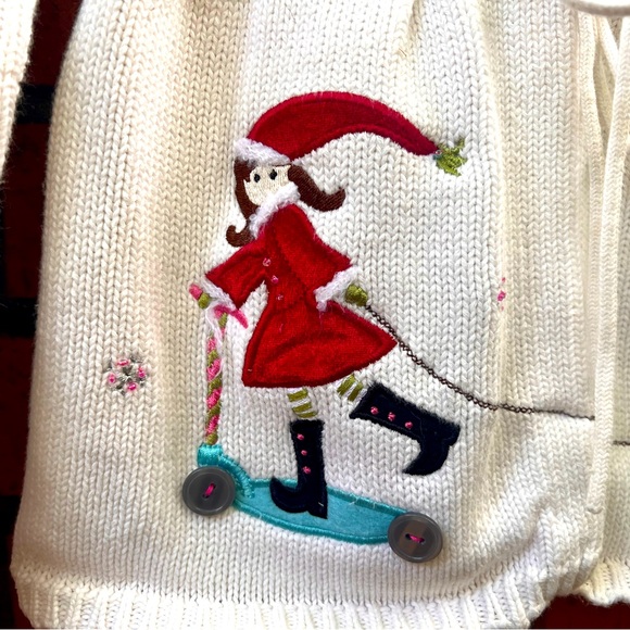 Fabulous and super soft SAVANNAH knit HOLIDAY Sweater for Girls, Size L (6x) - Picture 2 of 7